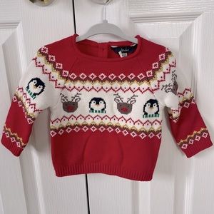 NWT Joules Christmas Sweater, 3-6 mos